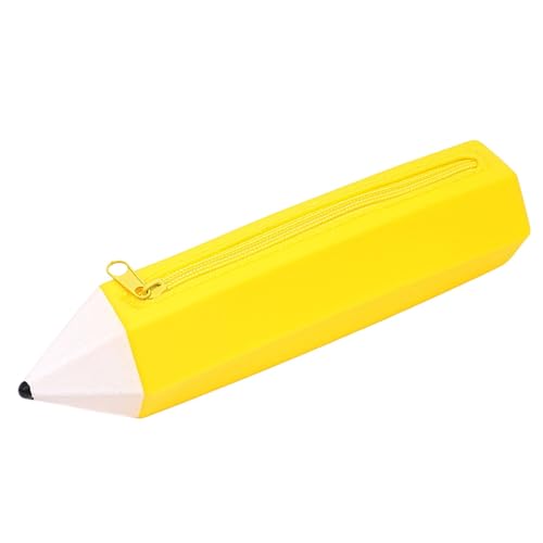 YUGSHNKFC Silikonstiftbeutelstifte Form Bleistifthülle Einfach Zu Reinigende Softbox Für Radiergummi Herrscher Markierungen Aufbewahrung Silikonbeutel Box Soft Pen School Office Supplies von YUGSHNKFC