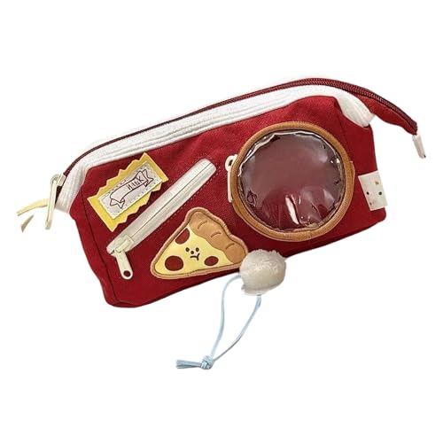 YUGSHNKFC Stifte Mit Großer Kapazität Multi Kompartimente Bleistiftbeutel Große Polyester Stiftbeutel Reisen Kosmetik Organizer Beutel Bleistift Hülle Süßes Cartoon von YUGSHNKFC