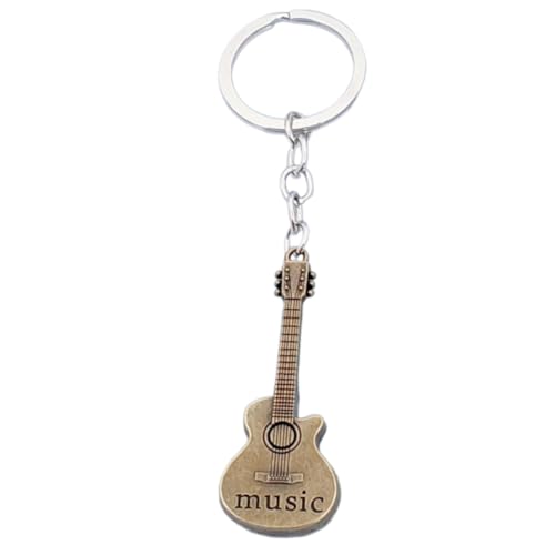 YUGSHNKFC Stilvoller Keyring Anhänger Gitarren Schlüsselketten Legierungstextur Perfekt Für Tasten Telefone Und Taschen Die Für Partys Und Ausflüge Geeignet Sind von YUGSHNKFC