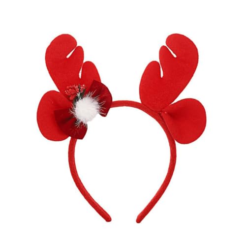 YUGSHNKFC Stirnband für Weihnachtsgeweih, Kopfbedeckung, Haarreifen für Halloween, Weihnachten, Kopfschmuck, Partyzubehör von YUGSHNKFC