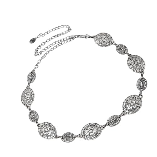 YUGSHNKFC Stylish Inspirierte Metall Taille Kette Verstellbare Ethnische Stile Belt Urlaubsreisen Für Trendsetters von YUGSHNKFC