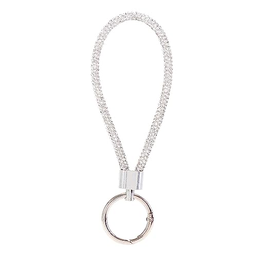 YUGSHNKFC Telefon Lanyard Armband Kabel Kabel Keychain Crystal Car Keychain Zubehör Seilhandbuch Messfehler von YUGSHNKFC