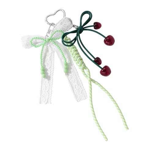 YUGSHNKFC Tragbare Obstbögen Schlüsselbund Praktischer Metall Carabiner Clip Für Keys Geldbeutel Gepäckstyling Accessoire Stylish Gewebte Seilschlüsselring von YUGSHNKFC