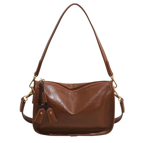 YUGSHNKFC Trendy Damen Umhängetasche Mit Reißverschluss Crossbody Clutch & Achselholzausschnitt von YUGSHNKFC