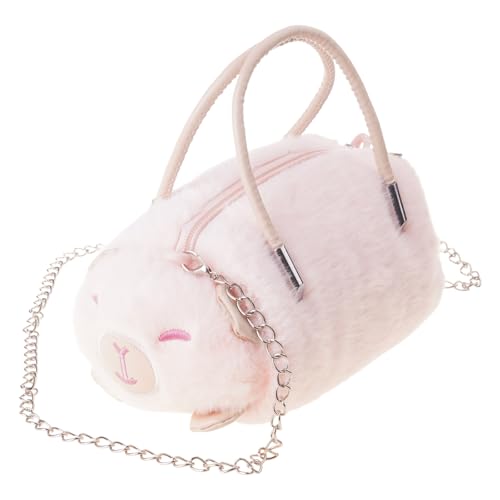 YUGSHNKFC Trendy Weiche Plüsch Tasche Für Frauen Lässige Schultertasche Satchel Mit Praktischen Taschen Crossbody Bags Handtaschen Modeklappen von YUGSHNKFC