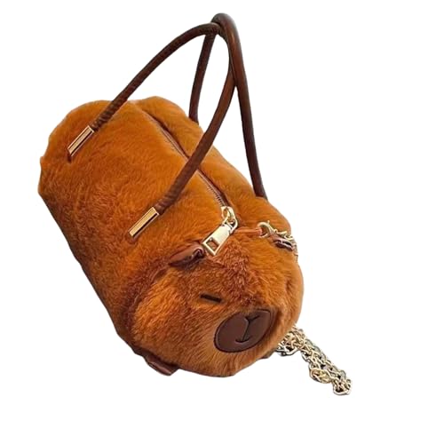 YUGSHNKFC Trendy Weiche Plüsch Tasche Für Frauen Lässige Schultertasche Satchel Mit Praktischen Taschen Crossbody Bags Handtaschen Modeklappen von YUGSHNKFC