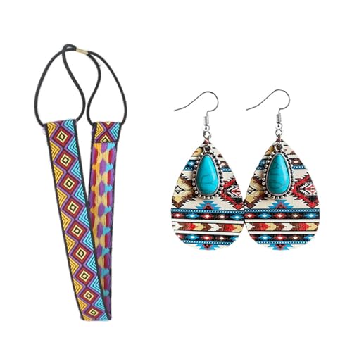 YUGSHNKFC Türkis-Schmuck-Set, Western-Türkis, Schmuck-Set, Ohrhänger, Stirnband, Sonnenbrille, Choker, Halskette, Türkis für Damen, Einheitsgröße, Wie beschrieben, Wie beschrieben YUGSHNKFC Türkis-Schmuck-Set, Western-Türkis, Schmuck-Set, Ohrhänger, Stirnband, Sonnenbrille, Choker, Halskette, Türkis für Damen, Einheitsgröße, Wie beschrieben, Wie beschrieben von YUGSHNKFC