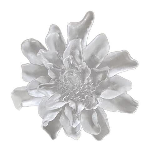 YUGSHNKFC Übertriebene Große Blütenblumenfinger Ringe Mode Accessoire Für Frauen Grunge Schmuck Statement Styles Künstlerer Statement Schmuck von YUGSHNKFC