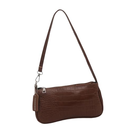 YUGSHNKFC Umhängetasche Für Frauen Pu Lederschleuder Hoboes Handtasche Retro Clutches Tasche Mit Reißverschluss Für Abendparty Täglich Hoboes Handtasche von YUGSHNKFC