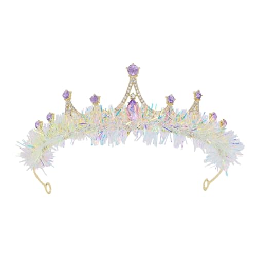 YUGSHNKFC Vielseitiger Haarschmuck, Legierung, Kopfschmuck, Hochzeitskopfschmuck, stilvoller Damen-Haarreif für Braut- und Party-Frisuren YUGSHNKFC Vielseitiger Haarschmuck, Legierung, Kopfschmuck, Hochzeitskopfschmuck, stilvoller Damen-Haarreif für Braut- und Party-Frisuren von YUGSHNKFC
