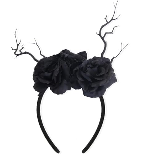 YUGSHNKFC Zarte schwarze Zweige, Kopfbedeckung, flexibles Haarband, einzigartige Kopfbedeckung für Halloween, Make-up-Künstler und Enthusiasten von YUGSHNKFC