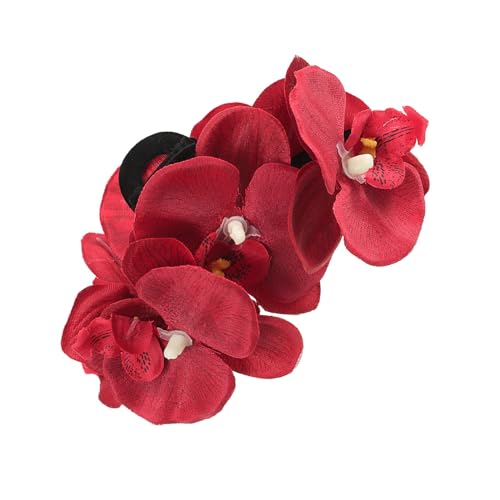 Bunte große Blumen-Haarspange für Damen, elegante und einzigartige Haarklammer, Kopfbedeckung, Hochzeit, Party, Haarschmuck, Party-Kopfschmuck von YUHANGCIYE