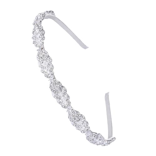 Strass-Stirnband für Damen, Junggesellinnenabschied, Kopfbedeckung, Hochzeit, Haarreif, Musikfestival, elegantes Kronenstück, Haarreif, Damen-Kopfbedeckung von YUHANGCIYE