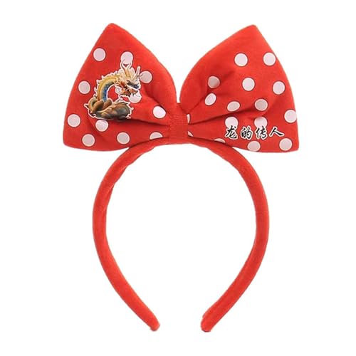 Sweet New Year Live Broadcast Hairband Women Students Photography Hairband Stereo Dragon Cosplay Headbands New Year Headbands For Women New Year Headband Bulk New Year Headband Cloth New Year von YUHANGCIYE