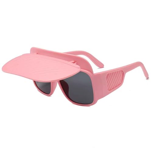 YUHANGCIYE Polarisierte Gläser, Sonnenbrille, Kleinkinder, Jungen, Karneval, Reisen, Fotografie, Kinder-Sonnenbrille mit abnehmbarem Sonnenschutz, modische Sonnenbrille für Kinder 2024 Trend, B von YUHANGCIYE