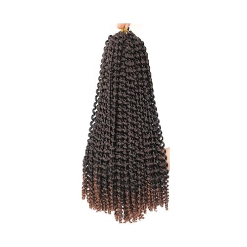 18 Zoll 1 Packung Wasserwelle Häkelhaar for schwarze Frauen Flechthaar Lange böhmische synthetische Haarverlängerung Easy Installation and Removal(1b 30 Color) von YUHANXINHESHE