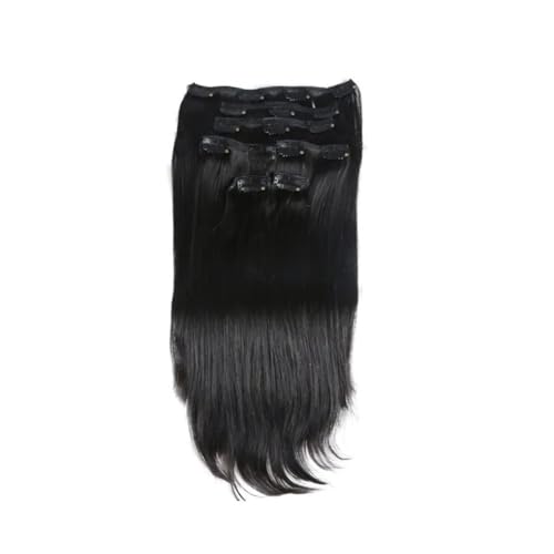 240 g Clip-in-Haarverlängerung for Frauen, brasilianische Echthaarverlängerung, 8 Stück, Remy-Haarverlängerung, Clip-in-Echthaar Easy Installation and Removal(24inches) von YUHANXINHESHE