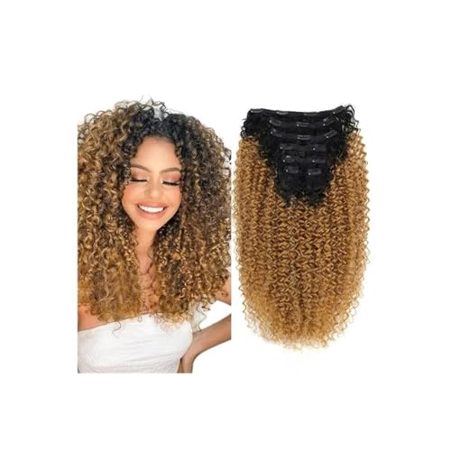 26 Zoll verworrene, lockige Clip-In-Haarverlängerung, gefälschte Haarnadelstücke, doppelte Schussfäden, voller Kopf, hitzebeständige synthetische Haarverlängerung for Frauen Easy Installation and Remo 26 Zoll verworrene, lockige Clip-In-Haarverlängerung, gefälschte Haarnadelstücke, doppelte Schussfäden, voller Kopf, hitzebeständige synthetische Haarverlängerung for Frauen Easy Installation and Remo von YUHANXINHESHE