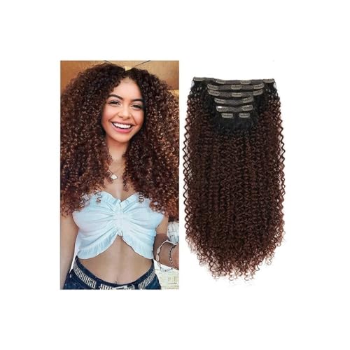 26 Zoll verworrene, lockige Clip-In-Haarverlängerung, gefälschte Haarnadelstücke, doppelte Schussfäden, voller Kopf, hitzebeständige synthetische Haarverlängerung for Frauen Easy Installation and Remo 26 Zoll verworrene, lockige Clip-In-Haarverlängerung, gefälschte Haarnadelstücke, doppelte Schussfäden, voller Kopf, hitzebeständige synthetische Haarverlängerung for Frauen Easy Installation and Remo von YUHANXINHESHE