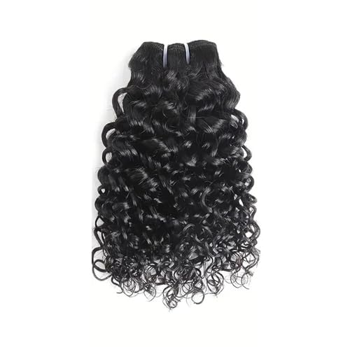 Brazilian Water Wave Human Hair Weave,Real Virgin Remy Unprocessed Short Sew In Hair Extensions Wet And Wavy 12A Grade Natural Black Color For Women Easy Installation and Removal(16 16) von YUHANXINHESHE