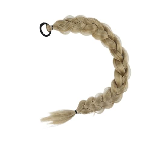 Ponytail Extension 2 Stück geflochtene Pferdeschwanz-Extensions mit Haargummis, weiche synthetische Haarteile for Frauen und Mädchen, for den täglichen Gebrauch, 61 cm(27-613) von YUHANXINHESHE
