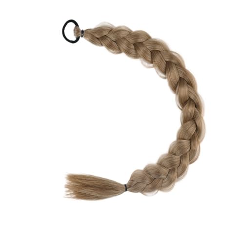 Ponytail Extension 2 Stück geflochtene Pferdeschwanz-Extensions mit Haargummis, weiche synthetische Haarteile for Frauen und Mädchen, for den täglichen Gebrauch, 61 cm(30H613) von YUHANXINHESHE