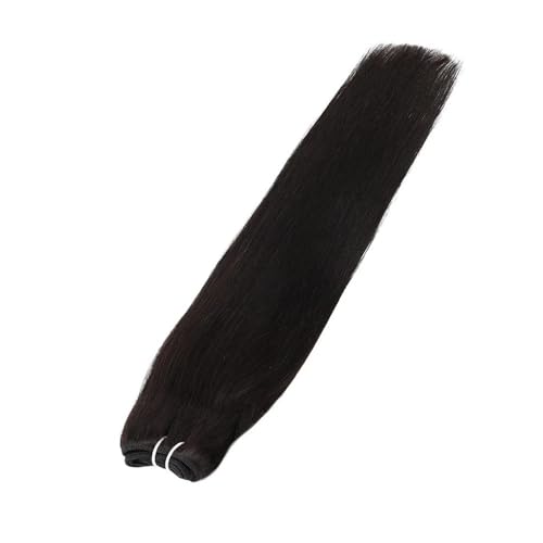 Seamless Clip in Hair Extensions Full Head Brazilian Virgin Straight Human Hair for Black Women,8/Pcs with 18 Clips,120 Gram Easy Installation and Removal(Black,18inch) von YUHANXINHESHE