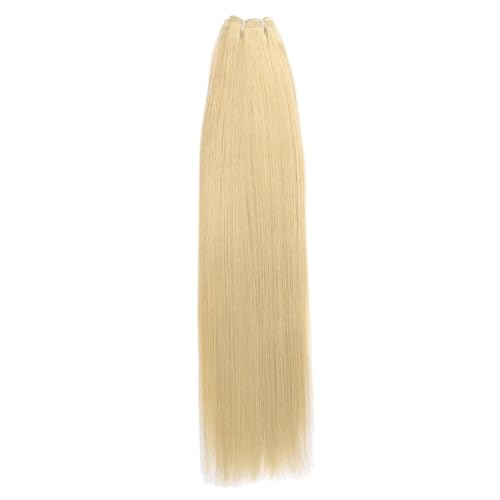 Seamless Clip in Hair Extensions Full Head Brazilian Virgin Straight Human Hair for Black Women,8/Pcs with 18 Clips,120 Gram Easy Installation and Removal(Blonde,22inch) von YUHANXINHESHE