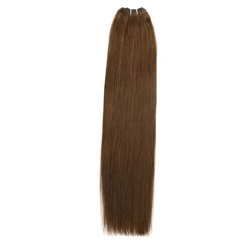Seamless Clip in Hair Extensions Full Head Brazilian Virgin Straight Human Hair for Black Women,8/Pcs with 18 Clips,120 Gram Easy Installation and Removal(Brown,24inch) von YUHANXINHESHE
