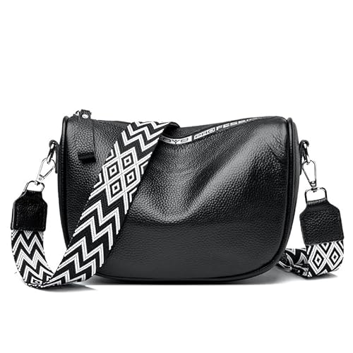 YUHONLNOR Crossbody Bag Damen Breiter Gurt Bauchtasche Damen Handtasche Damen UmhäNgetasche Damen Schultergurt FüR Taschen von YUHONLNOR