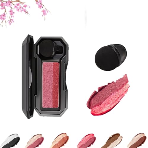 Zweifarbiger Lidschatten, hochpigmentierter Puderlidschatten, lang anhaltender wasserfester Lidschatten, zweifarbiger Lazy-Lidschatten für Augen-Make-up von YUHRSTO