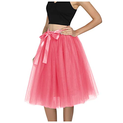 Tüllrock Damen Länge Retro 50er Rockabilly Rock Hohe Taille Tutu Rock Petticoat Unterrock Ballett Blase Petticoat Tuturock Tütü Minirock Reifrock Kleid Tüll Underskirt in Viele Tüllrock Damen Länge Retro 50er Rockabilly Rock Hohe Taille Tutu Rock Petticoat Unterrock Ballett Blase Petticoat Tuturock Tütü Minirock Reifrock Kleid Tüll Underskirt in Viele von YUHYtop