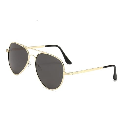 YUIOOISH Polarisierende Sonnenbrille Männer, Metallrahmen Vintag UV400 Schützende Sonnenbrillen für Fahren, Urlaub (B2-GOLD) von YUIOOISH