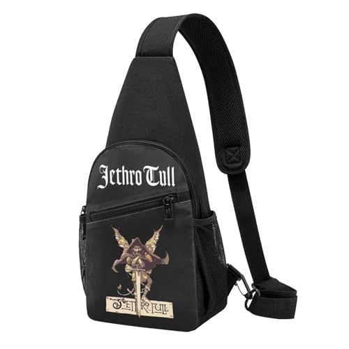 Unisex Jethro Rock Band Single-Strap Brustbeutel Stylische Alltagstragetasche, multifunktionale Sport-Brusttasche Unisex Jethro Rock Band Single-Strap Brustbeutel Stylische Alltagstragetasche, multifunktionale Sport-Brusttasche von YUIOPAS TUIAST