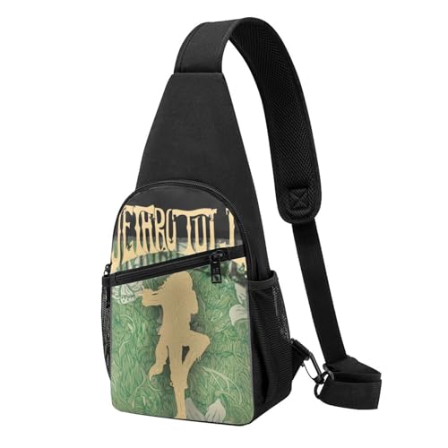 Unisex Jethro Rock Band Single-Strap Brustbeutel Stylische Alltagstragetasche, multifunktionale Sport-Brusttasche Unisex Jethro Rock Band Single-Strap Brustbeutel Stylische Alltagstragetasche, multifunktionale Sport-Brusttasche von YUIOPAS TUIAST