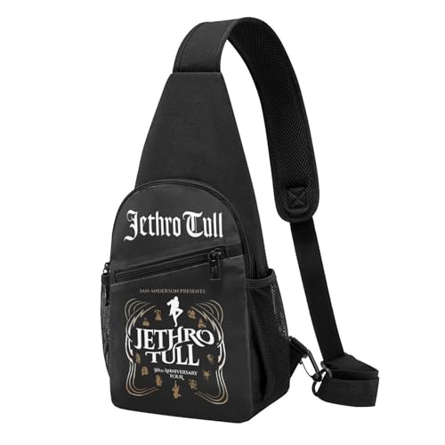 Unisex Jethro Rock Band Single-Strap Brustbeutel Stylische Alltagstragetasche, multifunktionale Sport-Brusttasche Unisex Jethro Rock Band Single-Strap Brustbeutel Stylische Alltagstragetasche, multifunktionale Sport-Brusttasche von YUIOPAS TUIAST