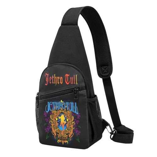 Unisex Jethro Rock Band Single-Strap Brustbeutel Stylische Alltagstragetasche, multifunktionale Sport-Brusttasche Unisex Jethro Rock Band Single-Strap Brustbeutel Stylische Alltagstragetasche, multifunktionale Sport-Brusttasche von YUIOPAS TUIAST