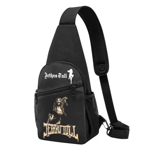 Unisex Jethro Rock Band Single-Strap Brustbeutel Stylische Alltagstragetasche, multifunktionale Sport-Brusttasche Unisex Jethro Rock Band Single-Strap Brustbeutel Stylische Alltagstragetasche, multifunktionale Sport-Brusttasche von YUIOPAS TUIAST
