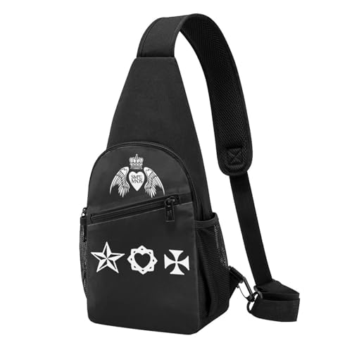 Unisex Minds Rock Band Single-Strap Brustbeutel Stylische Alltagstragetasche, multifunktionale Sport-Brusttasche Unisex Minds Rock Band Single-Strap Brustbeutel Stylische Alltagstragetasche, multifunktionale Sport-Brusttasche von YUIOPAS TUIAST