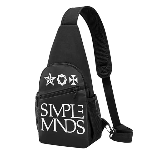 Unisex Minds Rock Band Single-Strap Brustbeutel Stylische Alltagstragetasche, multifunktionale Sport-Brusttasche Unisex Minds Rock Band Single-Strap Brustbeutel Stylische Alltagstragetasche, multifunktionale Sport-Brusttasche von YUIOPAS TUIAST