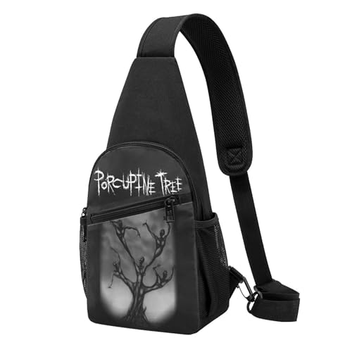 Unisex Porcupine Rock Band Single-Strap Brustbeutel Stylische Alltagstragetasche, multifunktionale Sport-Brusttasche Unisex Porcupine Rock Band Single-Strap Brustbeutel Stylische Alltagstragetasche, multifunktionale Sport-Brusttasche von YUIOPAS TUIAST