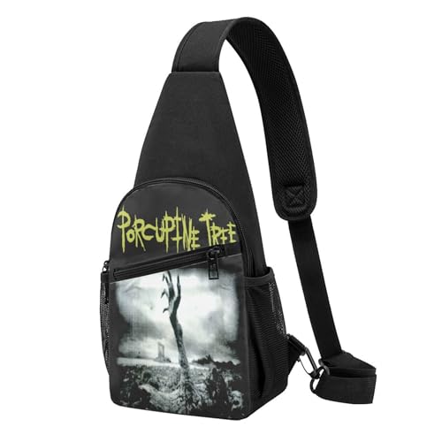 Unisex Porcupine Rock Band Single-Strap Brustbeutel Stylische Alltagstragetasche, multifunktionale Sport-Brusttasche Unisex Porcupine Rock Band Single-Strap Brustbeutel Stylische Alltagstragetasche, multifunktionale Sport-Brusttasche von YUIOPAS TUIAST