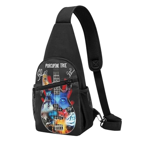 Unisex Porcupine Rock Band Single-Strap Brustbeutel Stylische Alltagstragetasche, multifunktionale Sport-Brusttasche Unisex Porcupine Rock Band Single-Strap Brustbeutel Stylische Alltagstragetasche, multifunktionale Sport-Brusttasche von YUIOPAS TUIAST
