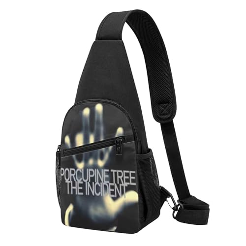 Unisex Porcupine Rock Band Tree Single-Strap Brustbeutel Stylische Alltagstragetasche, multifunktionale Sport-Brusttasche Unisex Porcupine Rock Band Tree Single-Strap Brustbeutel Stylische Alltagstragetasche, multifunktionale Sport-Brusttasche von YUIOPAS TUIAST