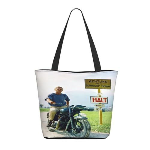 YUIOPAS TUIAST Actor McQueen Reißverschluss-Schultertaschen für Damen stylische Shopper-Bäume multifunktionale Einkaufstaschen und Arbeitsbags YUIOPAS TUIAST Actor McQueen Reißverschluss-Schultertaschen für Damen stylische Shopper-Bäume multifunktionale Einkaufstaschen und Arbeitsbags von YUIOPAS TUIAST