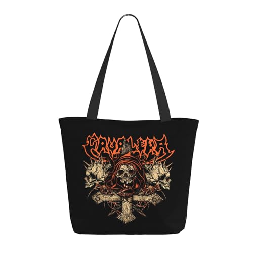 YUIOPAS TUIAST Brazil Metal Band Reißverschluss-Schultertaschen für Damen stylische Shopper-Bäume multifunktionale Einkaufstaschen und Arbeitsbags YUIOPAS TUIAST Brazil Metal Band Reißverschluss-Schultertaschen für Damen stylische Shopper-Bäume multifunktionale Einkaufstaschen und Arbeitsbags von YUIOPAS TUIAST