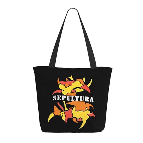 YUIOPAS TUIAST Brazil Metal Band Reißverschluss-Schultertaschen für Damen stylische Shopper-Bäume multifunktionale Einkaufstaschen und Arbeitsbags YUIOPAS TUIAST Brazil Metal Band Reißverschluss-Schultertaschen für Damen stylische Shopper-Bäume multifunktionale Einkaufstaschen und Arbeitsbags von YUIOPAS TUIAST