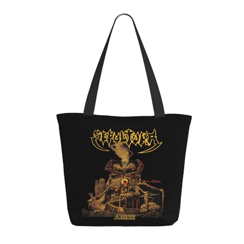 YUIOPAS TUIAST Brazil Metal Band Reißverschluss-Schultertaschen für Damen stylische Shopper-Bäume multifunktionale Einkaufstaschen und Arbeitsbags YUIOPAS TUIAST Brazil Metal Band Reißverschluss-Schultertaschen für Damen stylische Shopper-Bäume multifunktionale Einkaufstaschen und Arbeitsbags von YUIOPAS TUIAST