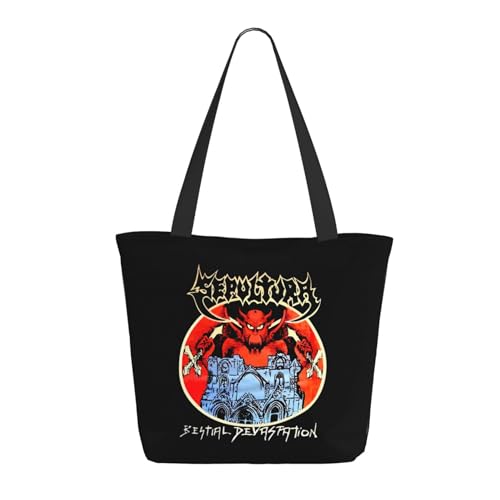 YUIOPAS TUIAST Brazil Metal Band Reißverschluss-Schultertaschen für Damen stylische Shopper-Bäume multifunktionale Einkaufstaschen und Arbeitsbags YUIOPAS TUIAST Brazil Metal Band Reißverschluss-Schultertaschen für Damen stylische Shopper-Bäume multifunktionale Einkaufstaschen und Arbeitsbags von YUIOPAS TUIAST