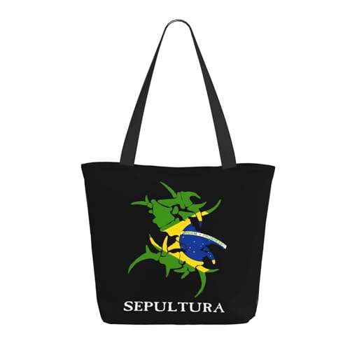 YUIOPAS TUIAST Brazil Metal Band Reißverschluss-Schultertaschen für Damen stylische Shopper-Bäume multifunktionale Einkaufstaschen und Arbeitsbags YUIOPAS TUIAST Brazil Metal Band Reißverschluss-Schultertaschen für Damen stylische Shopper-Bäume multifunktionale Einkaufstaschen und Arbeitsbags von YUIOPAS TUIAST